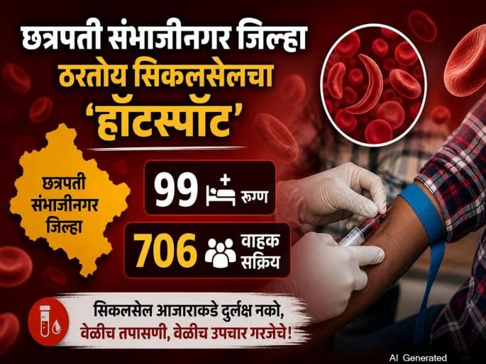 विजय सर्वदेशत्रपती संभाजीनगरमधील सिकल सेल एनिमिया मोहिमेचे सकारात्मक परिणाम