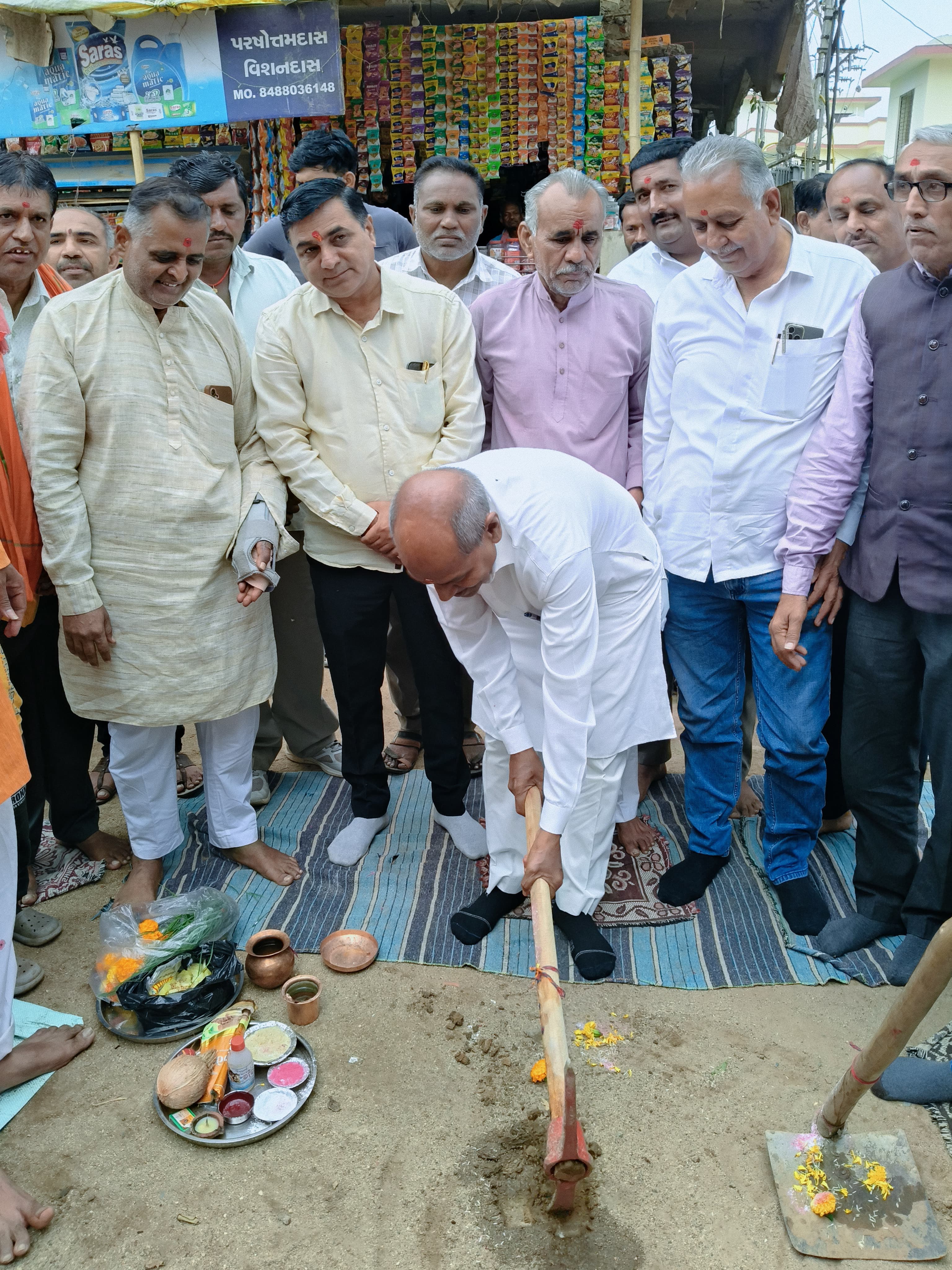 ભિલ્ડી વિસ્તારમાં ₹1 કરોડનાં માર્ગ નિર્માણ કાર્યોનો શિલાન્યાસ કરાયો