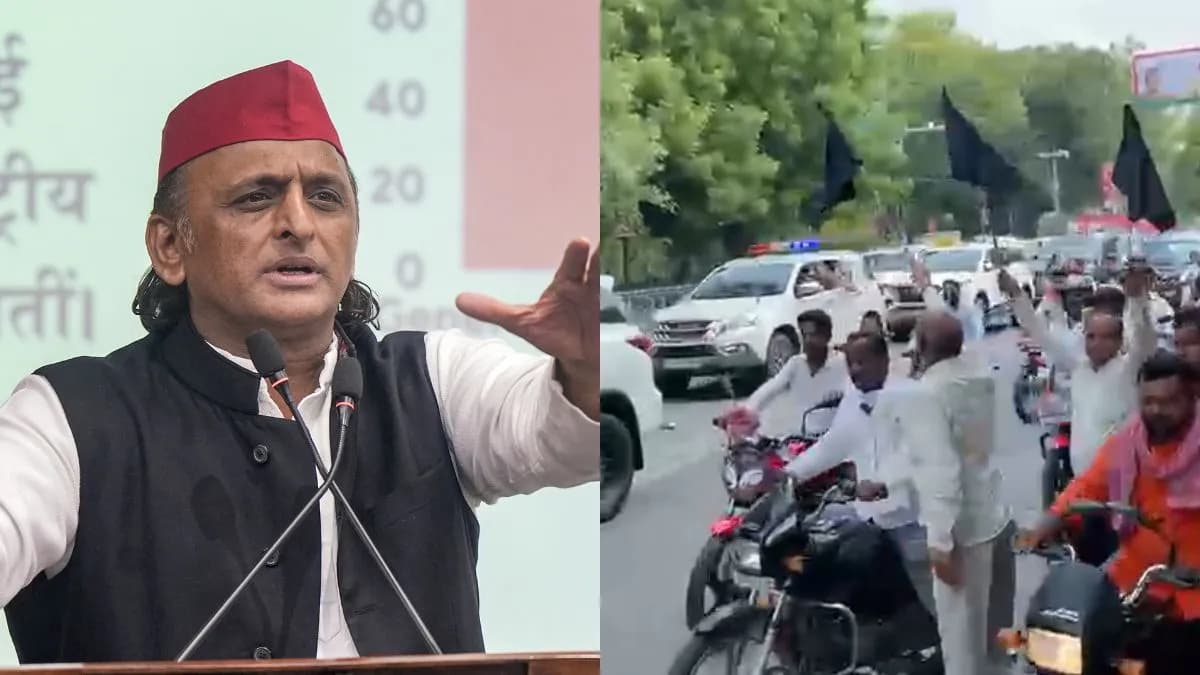 Samajwadi Party Chief Akhilesh Yadav Visits Prayagraj