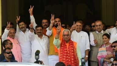 BJP Candidate Files Nomination for Bihar MLC Election