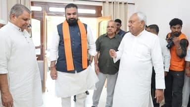 Bihar CM Meets JDU President Amid Cabinet Expansion Speculation